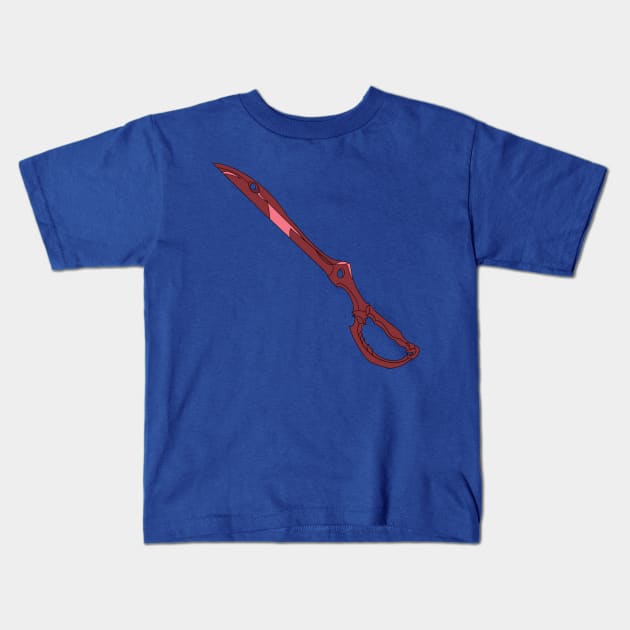 Scissor Blade Kids T-Shirt by maplefoot